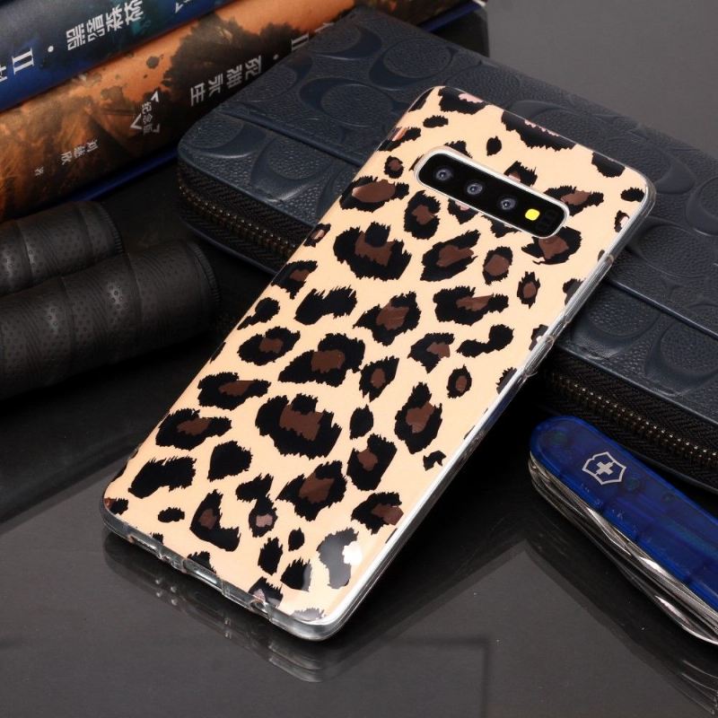 Hülle Für Samsung Galaxy S10 Plus Anti-Sturz Leopard