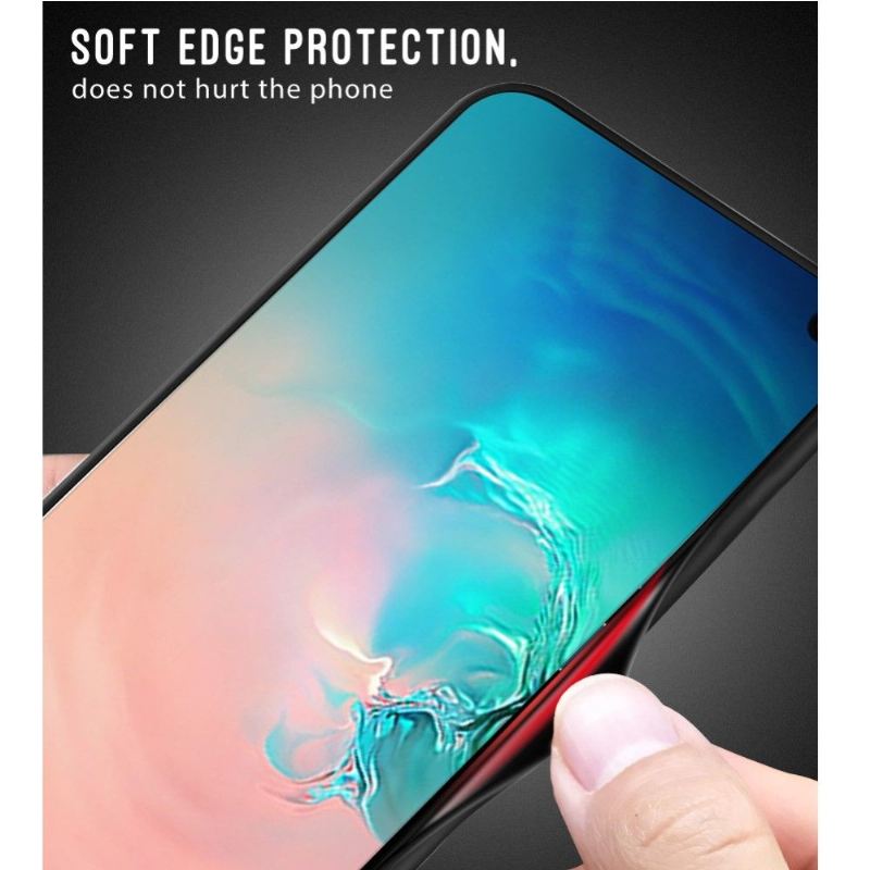 Hülle Für Samsung Galaxy S10 Plus Karbonglas-rückseite