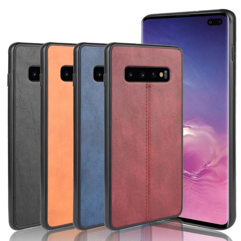 Hülle Für Samsung Galaxy S10 Plus Ledereffekt