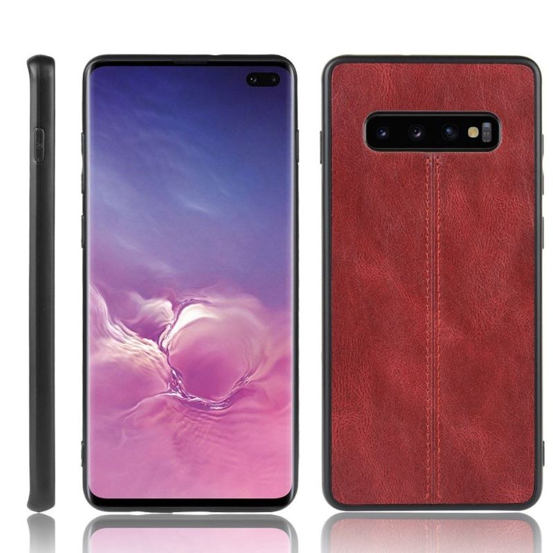 Hülle Für Samsung Galaxy S10 Plus Ledereffekt