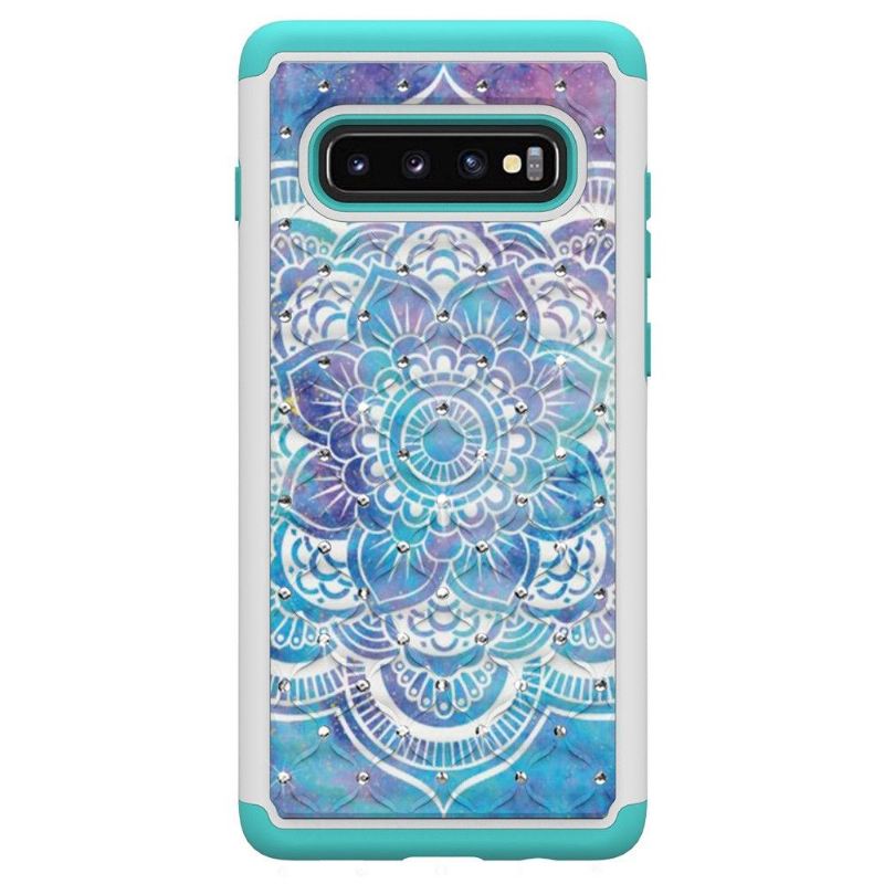 Hülle Für Samsung Galaxy S10 Plus Stoßfestes Blumen-mandala