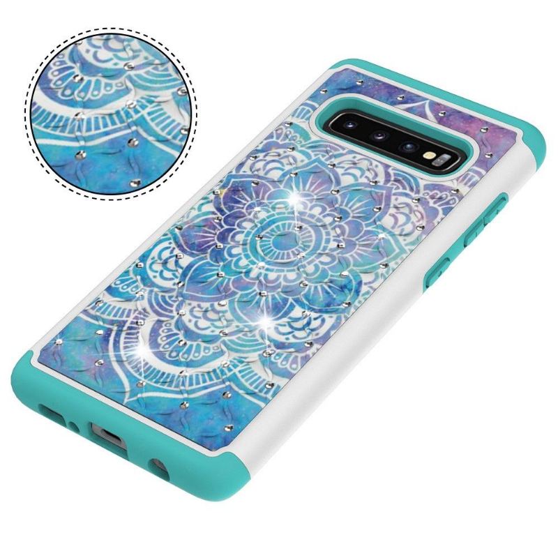 Hülle Für Samsung Galaxy S10 Plus Stoßfestes Blumen-mandala