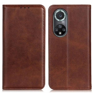 Schutzhülle Für Honor 50 Pro Flip Case Proleather Split Elegance