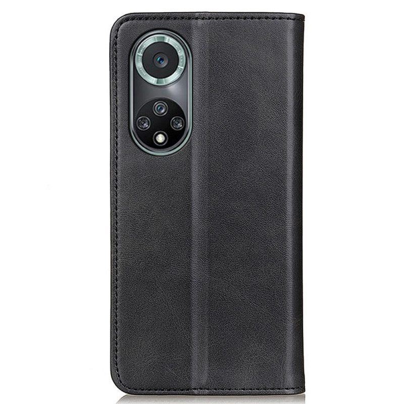 Schutzhülle Für Honor 50 Pro Flip Case Proleather Split Elegance