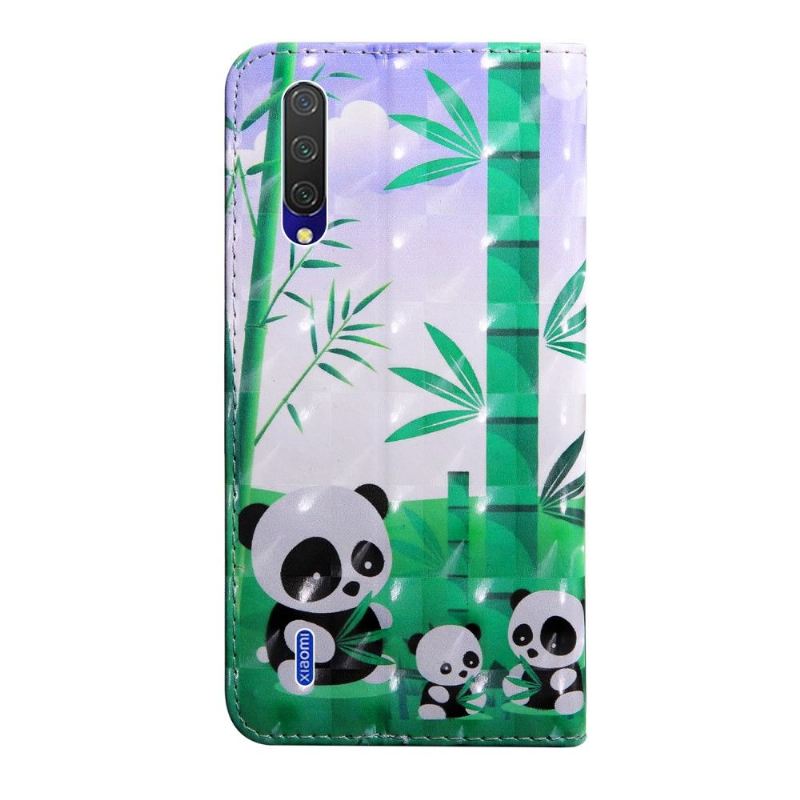 Flip Case Für Xiaomi Mi 9 Lite Panda-familie