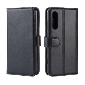 Case Für Xiaomi Mi 9 Anti-Sturz Premium-leder - Schwarz