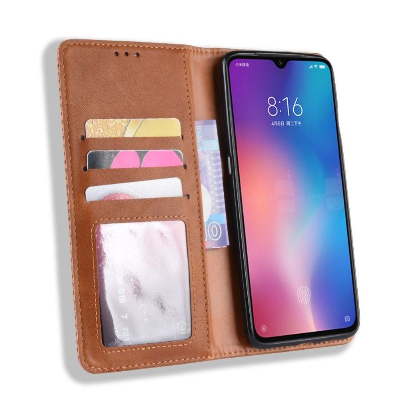 Case Für Xiaomi Mi 9 Leder Stil Le Cirénius