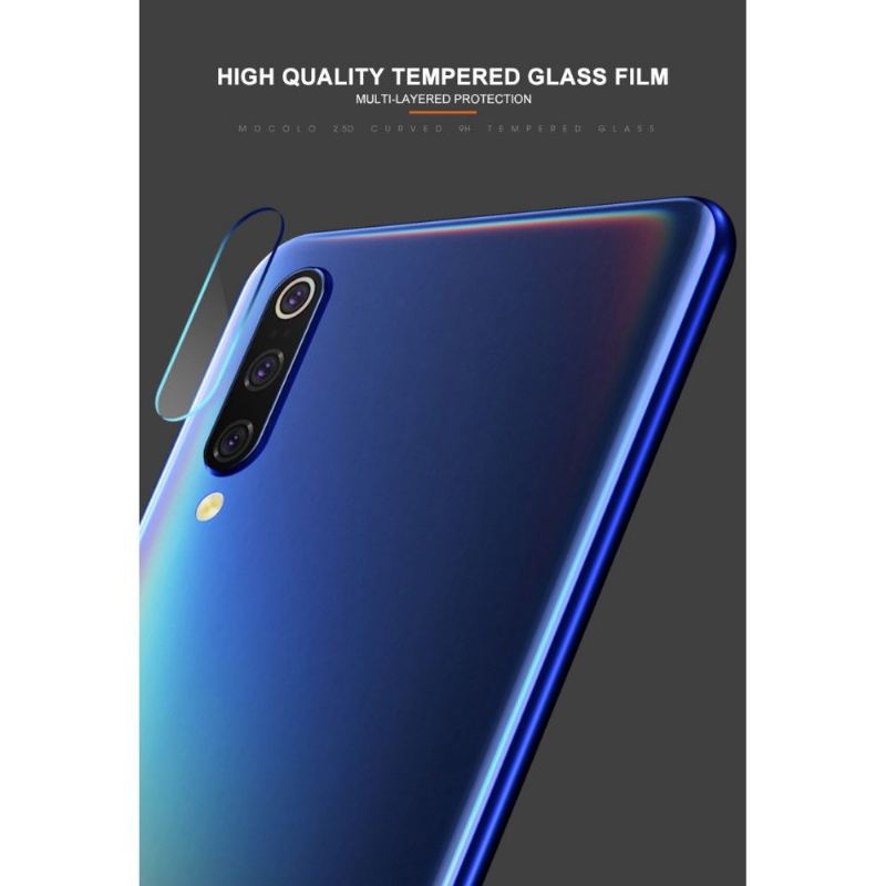 Handyhülle Für Xiaomi Mi 9 - Gehärtetes Glas Für Hinteres Kameraobjektiv