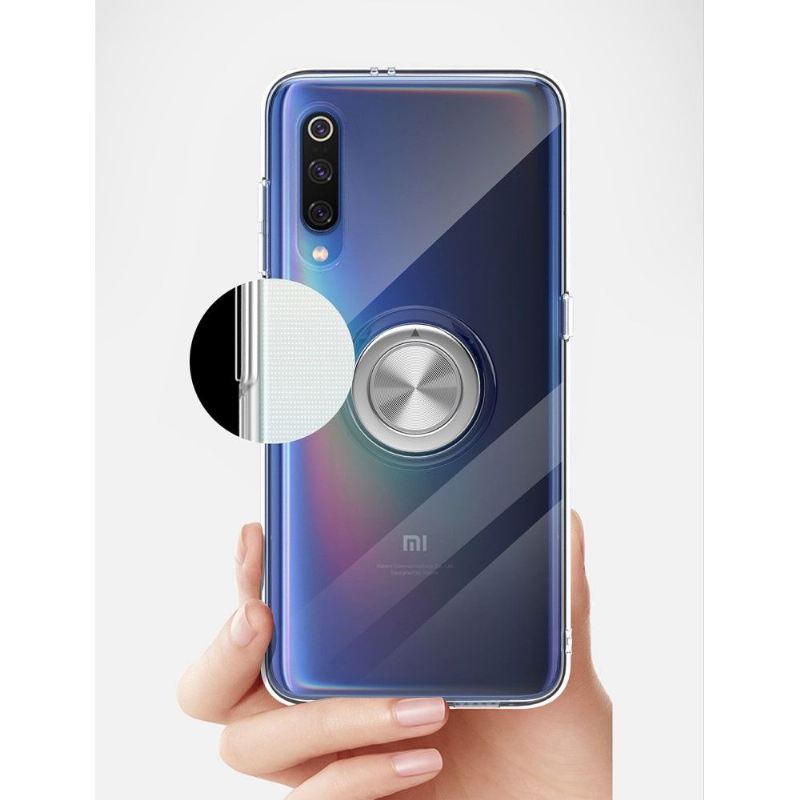 Hülle Für Xiaomi Mi 9 Anti-Sturz Mit Magnetring - Klar