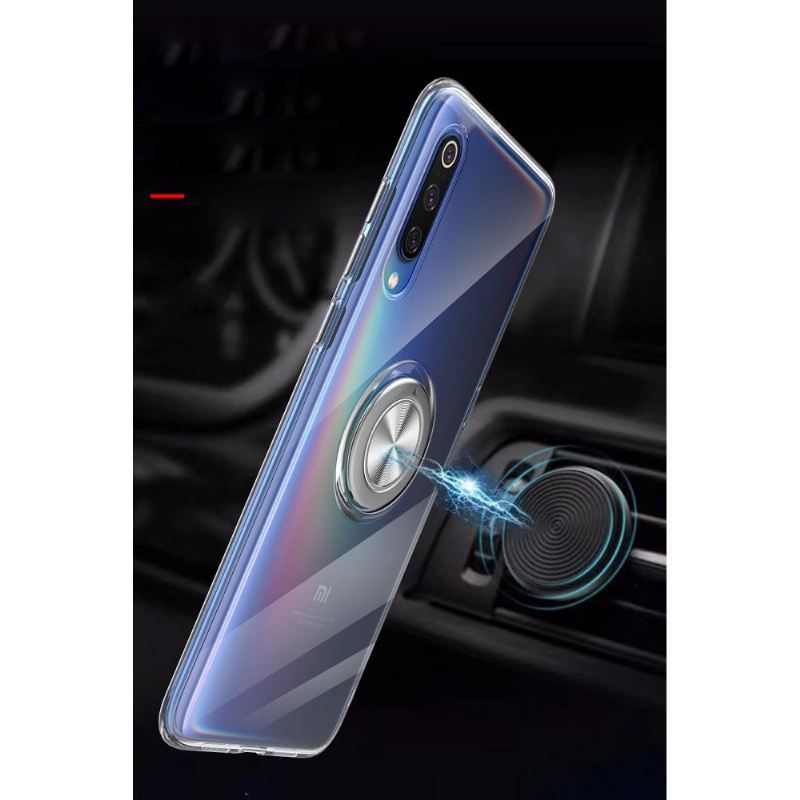 Hülle Für Xiaomi Mi 9 Anti-Sturz Mit Magnetring - Klar