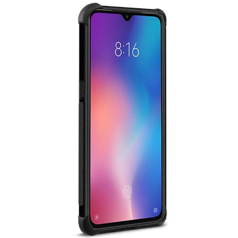 Hülle Für Xiaomi Mi 9 Mattschwarzer Klassenschutz