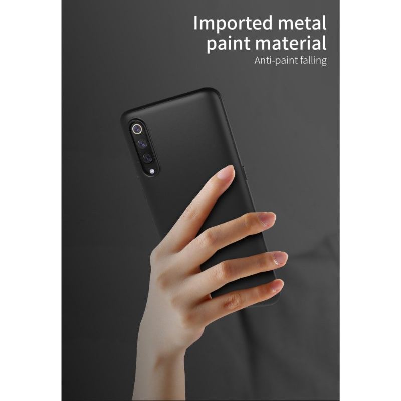 Hülle Für Xiaomi Mi 9 Ultradünne Matte Beschichtung – Schwarz