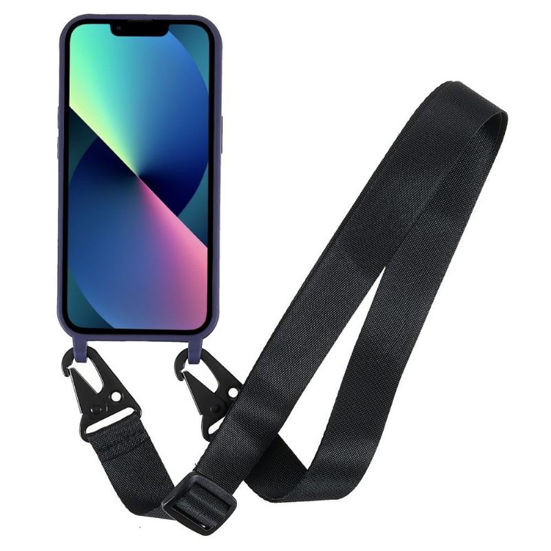 Handyhülle Für iPhone 13 Mini Schutzhülle Schutz Mit Lanyard