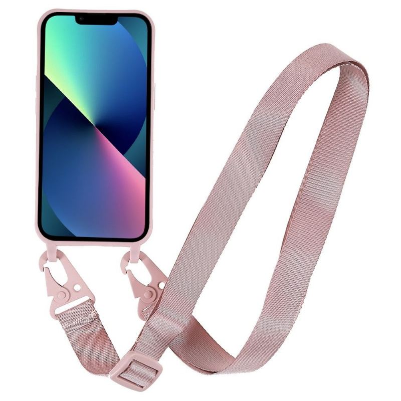 Handyhülle Für iPhone 13 Mini Schutzhülle Schutz Mit Lanyard