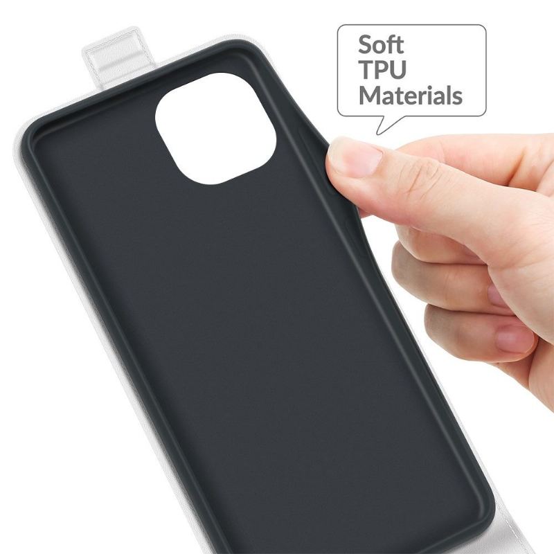 Lederhüllen Für iPhone 13 Mini Flip Case Vertikales Kunstleder