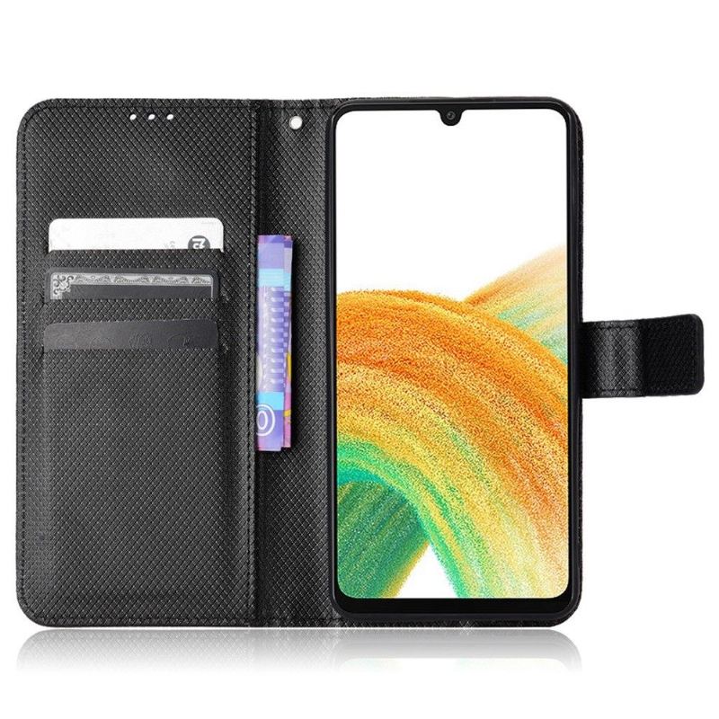 Case Für Samsung Galaxy A33 5G Strukturierter Ledereffekt