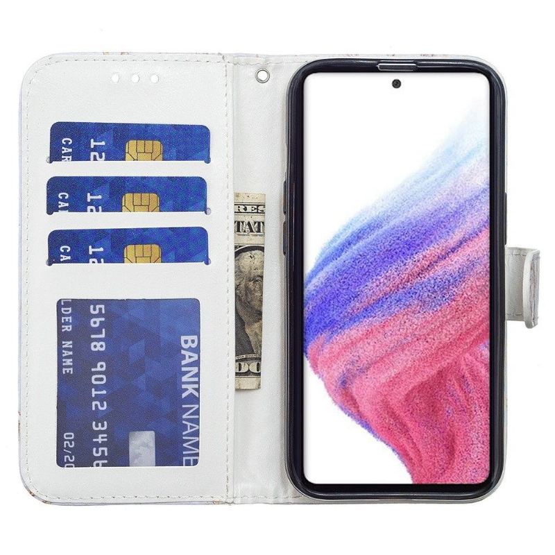 Flip Case Für Samsung Galaxy A33 5G Ananas