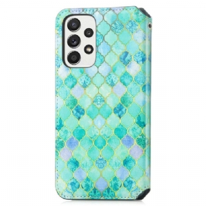 Flip Case Für Samsung Galaxy A33 5G Flip Case Flip-flap Mit Arabesken-muster