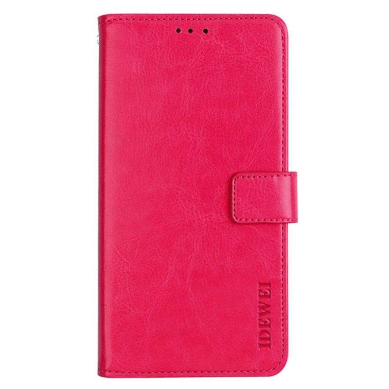 Flip Case Für Samsung Galaxy A33 5G Flip Case Idewei Folio Lederoptik