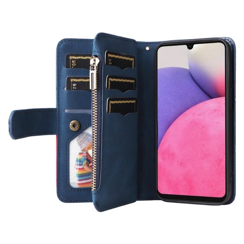 Flip Case Für Samsung Galaxy A33 5G Zweifarbige Künstlerische 002-serie