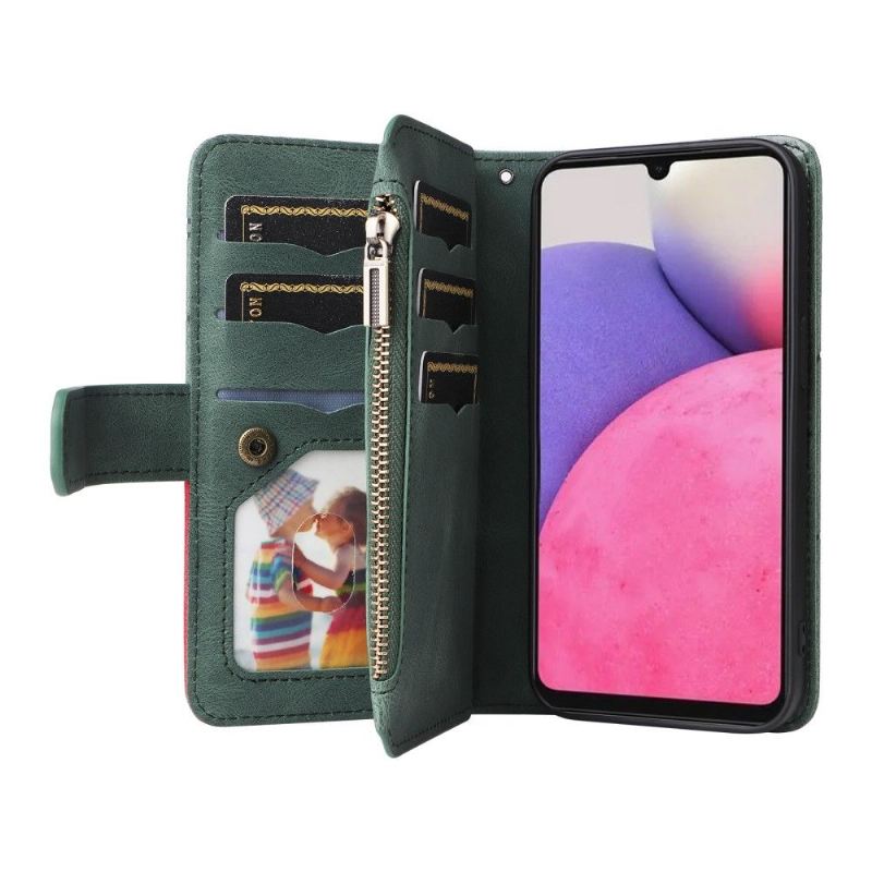 Flip Case Für Samsung Galaxy A33 5G Zweifarbige Künstlerische 002-serie