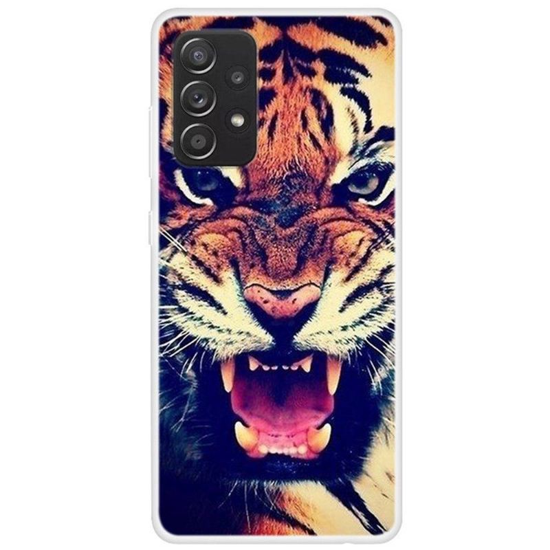 Handyhülle Für Samsung Galaxy A33 5G Schutzhülle Wilder Tiger