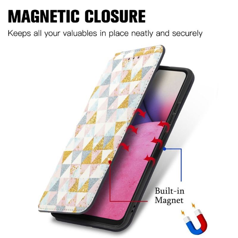 Lederhüllen Für Samsung Galaxy A33 5G Flip Case Flip Flap Im Nordischen Stil