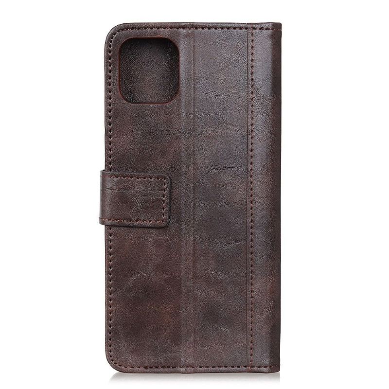 Flip Case Für Samsung Galaxy S20 Ultra Nietenbesetztes Leder