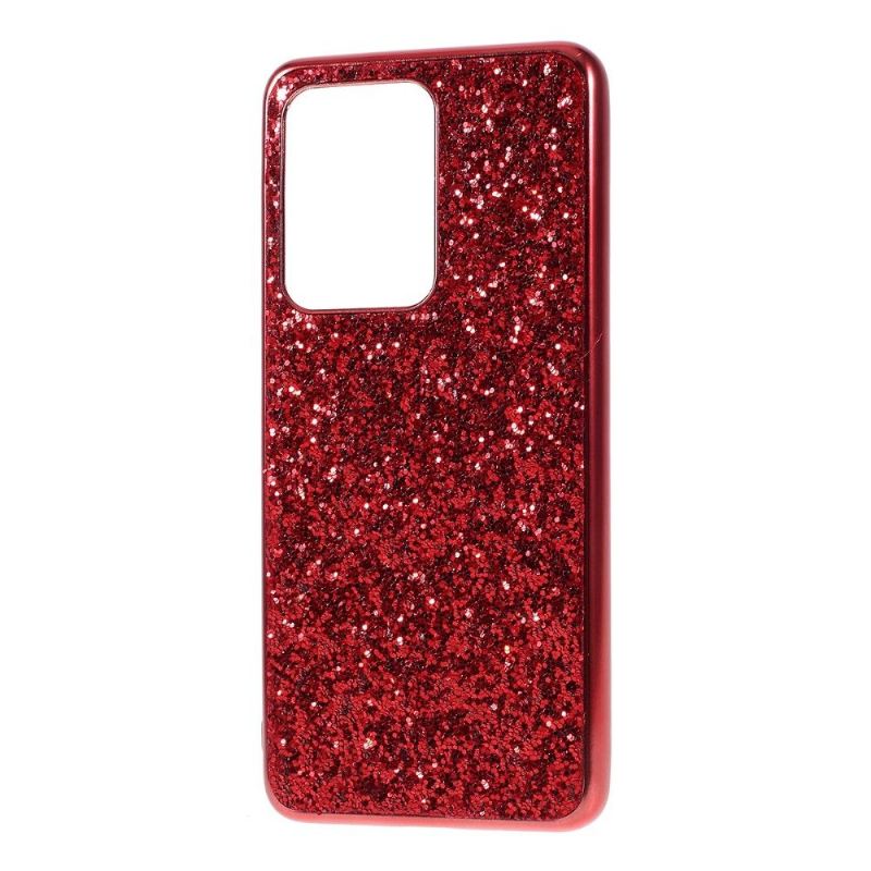 Hülle Für Samsung Galaxy S20 Ultra Glamour Strass Pailletten