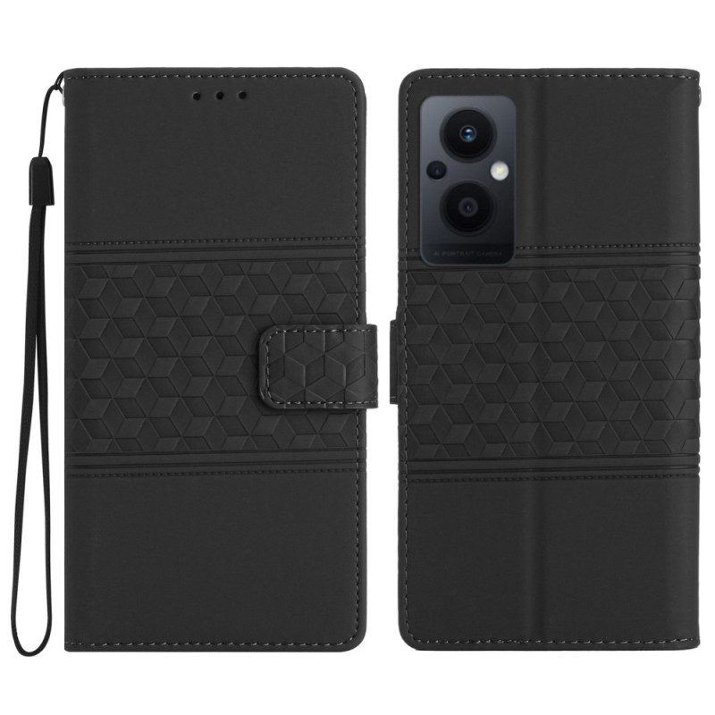 Flip Case Für Oppo Reno 8 Lite 3d-würfel