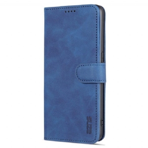 Flip Case Für Oppo Reno 8 Lite Azns Leder-styling