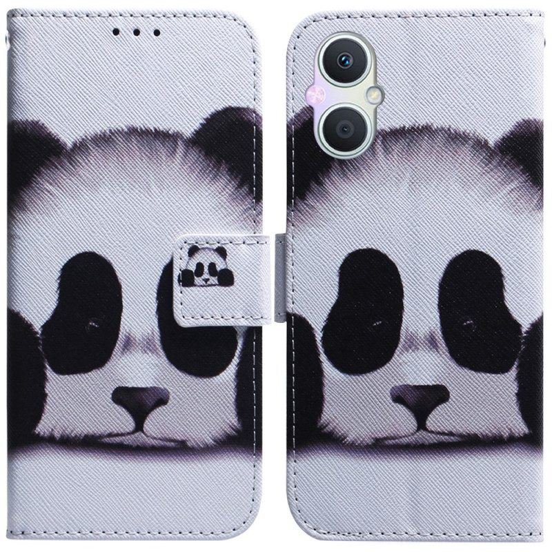 Flip Case Für Oppo Reno 8 Lite Panda