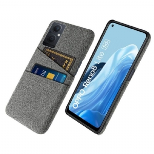 Hülle Für Oppo Reno 8 Lite Kartenhalter-stoff