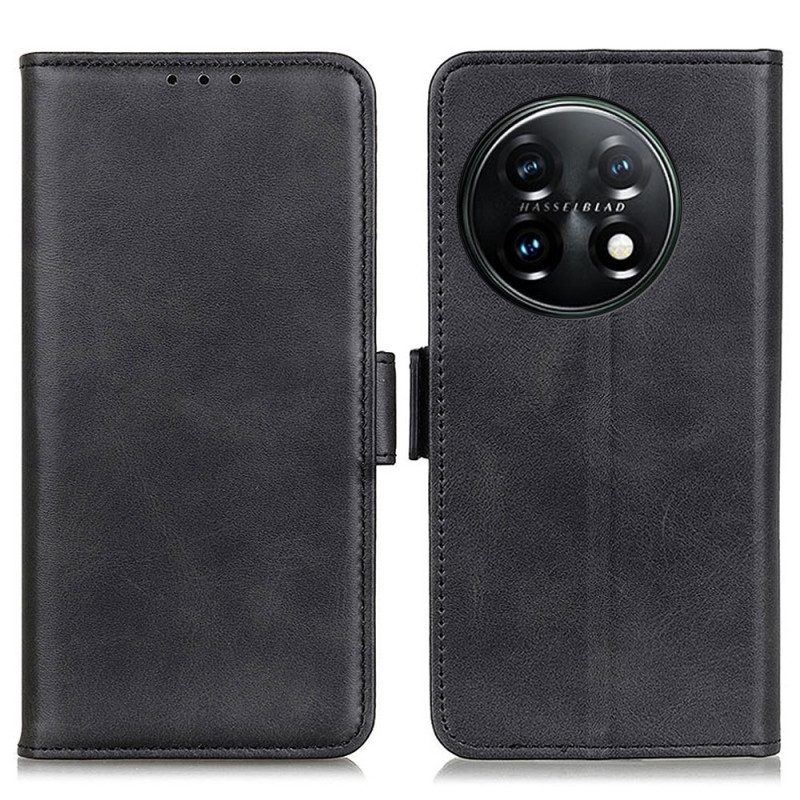 Flip Case Für OnePlus 11 5G Flip Case Doppelte Klappe