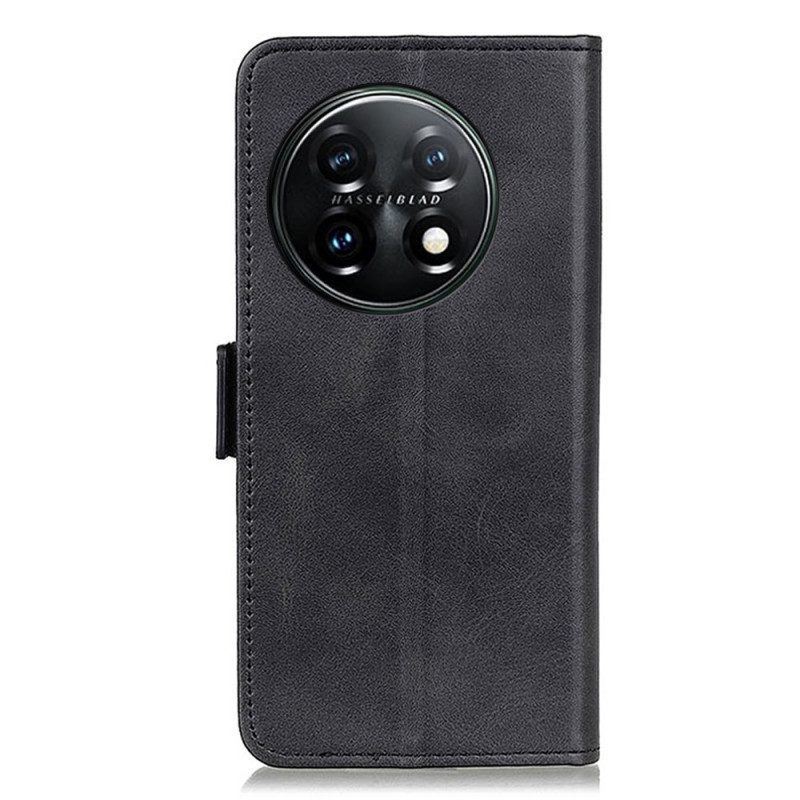 Flip Case Für OnePlus 11 5G Flip Case Doppelte Klappe