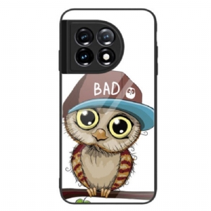 Hülle Für OnePlus 11 5G Bad Owl Gehärtetes Glas