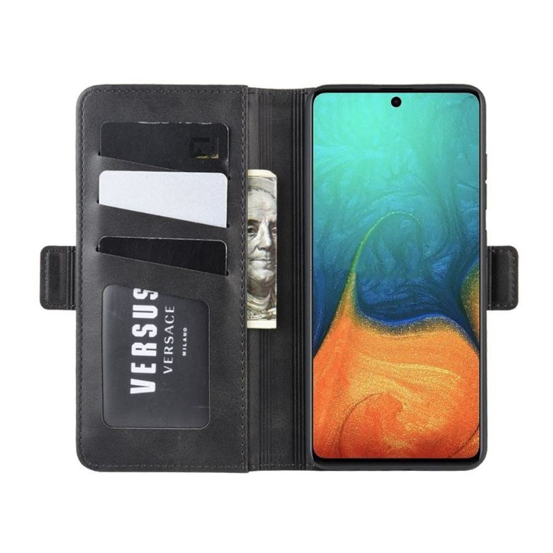 Case Für Samsung Galaxy A71 Brieftasche Matter Kunstlederbezug