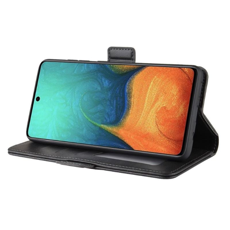 Case Für Samsung Galaxy A71 Brieftasche Matter Kunstlederbezug