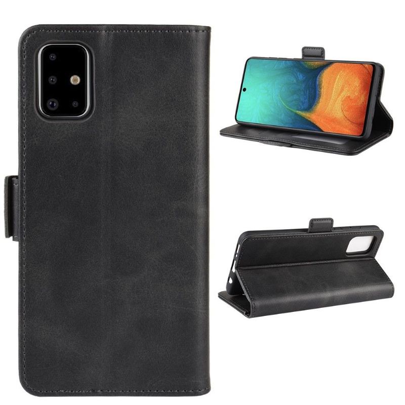 Case Für Samsung Galaxy A71 Brieftasche Matter Kunstlederbezug