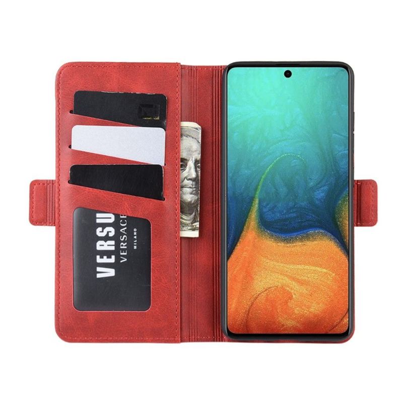 Case Für Samsung Galaxy A71 Brieftasche Matter Kunstlederbezug