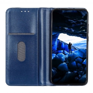 Case Für Samsung Galaxy A71 Flip Case Kunstleder - Blau