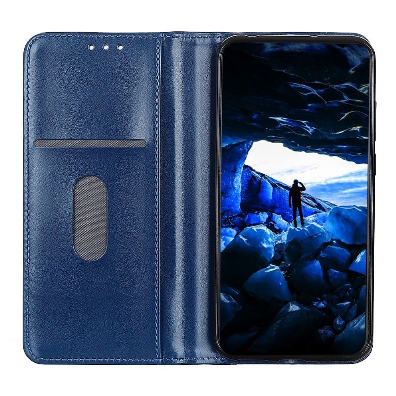 Case Für Samsung Galaxy A71 Flip Case Kunstleder - Blau