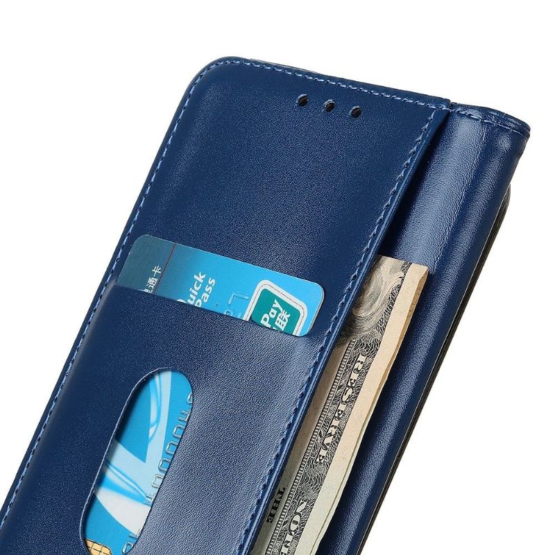 Case Für Samsung Galaxy A71 Flip Case Kunstleder - Blau