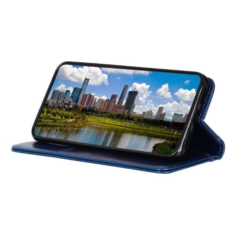 Case Für Samsung Galaxy A71 Flip Case Kunstleder - Blau