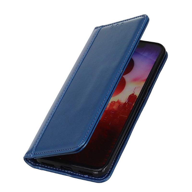 Case Für Samsung Galaxy A71 Flip Case Kunstleder - Blau