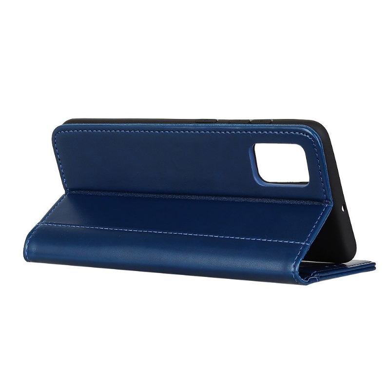 Case Für Samsung Galaxy A71 Flip Case Kunstleder - Blau