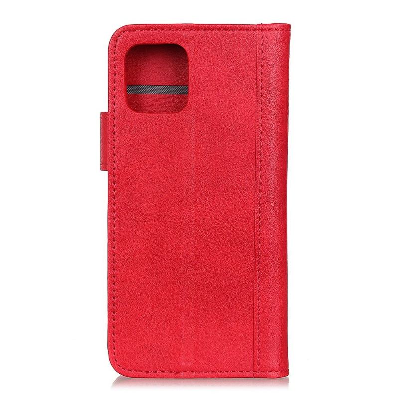 Flip Case Für Samsung Galaxy A71 Brieftasche Ledereffekt Mathilde