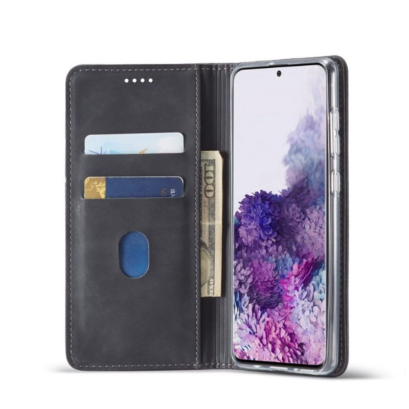 Flip Case Für Samsung Galaxy A71 Lc.imeeke Elegance Kartenhalter