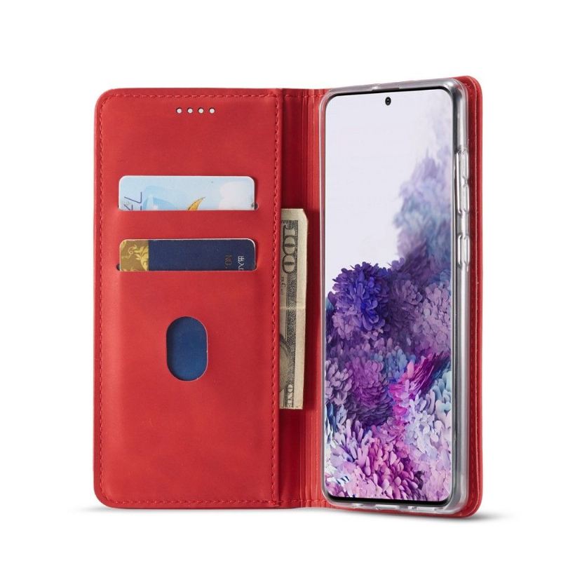 Flip Case Für Samsung Galaxy A71 Lc.imeeke Elegance Kartenhalter