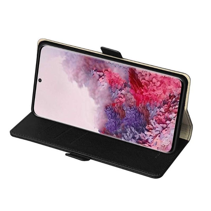 Flip Case Für Samsung Galaxy A71 Milo-serie Kunstleder